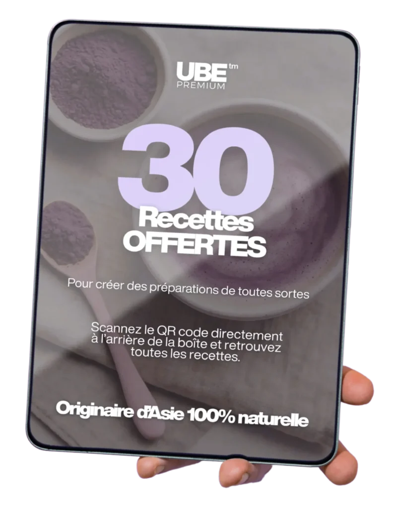 Ebook 30 recettes UBE PREMIUM